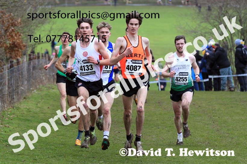 Senior Mens 2023 UK CAU Inter Counties Cross Country Champs, Prestwold Hall, Loughborough. Photo: David T. Hewitson/Sports for All Pics